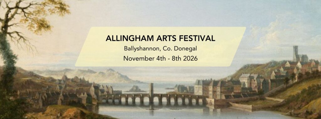 poster Save the Date - Allingham arts festival 2026 - Nov. 4th - 8th